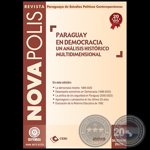 PARAGUAY EN DEMOCRACIA - Nº 20 DICIEMBRE 2022 - Director: MARCELLO LACHI